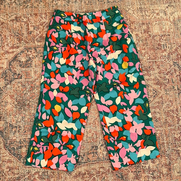 J.Crew High-Rise Pleated Pant in Confetti Floral - Picture 2 of 5